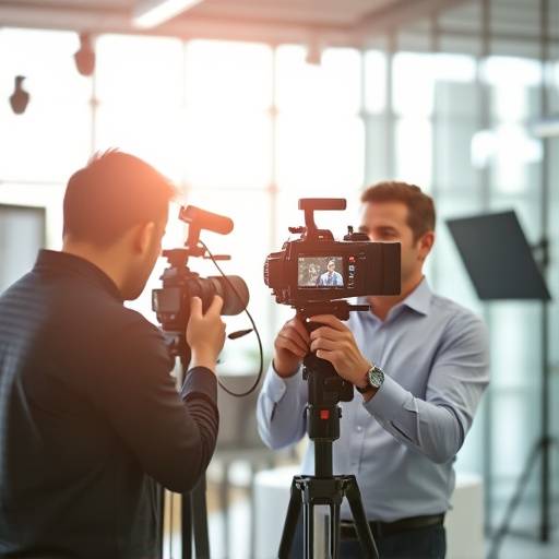 Captura de un video corporativo para una empresa de tecnología